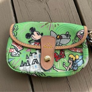 Dooney and Bourke Disney Sketch Wallet Wristlet EUC